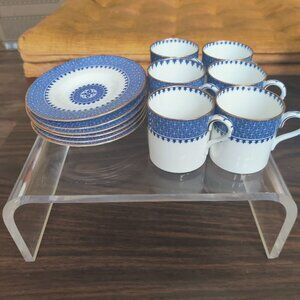 Demitasse cups & saucers 6 each, Vintage perfect quality, by Wedgewood